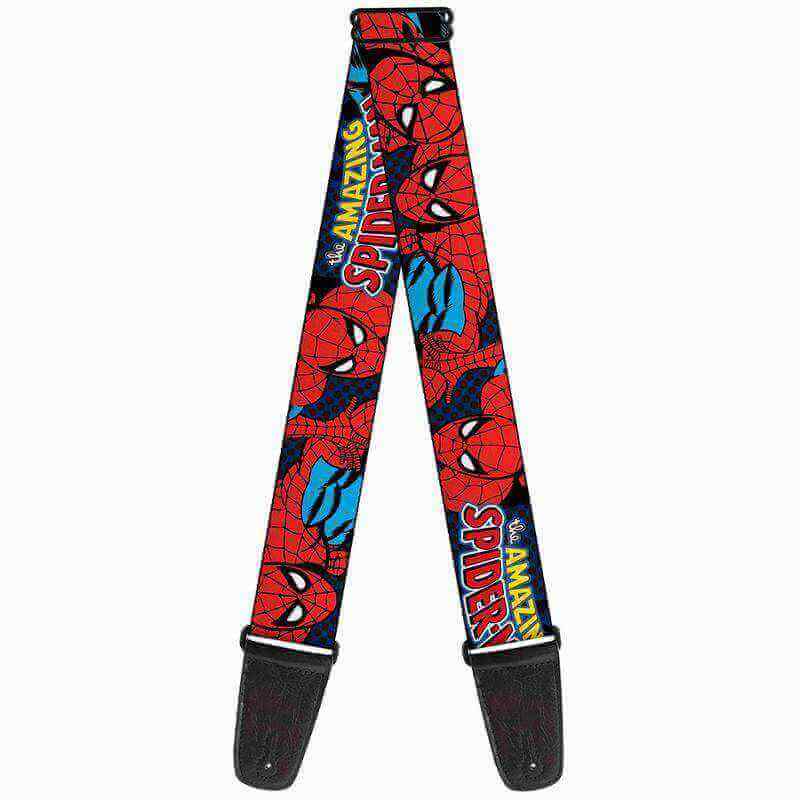 Buckle Down Amazing Spiderman Guitar Strap - MusicStreet