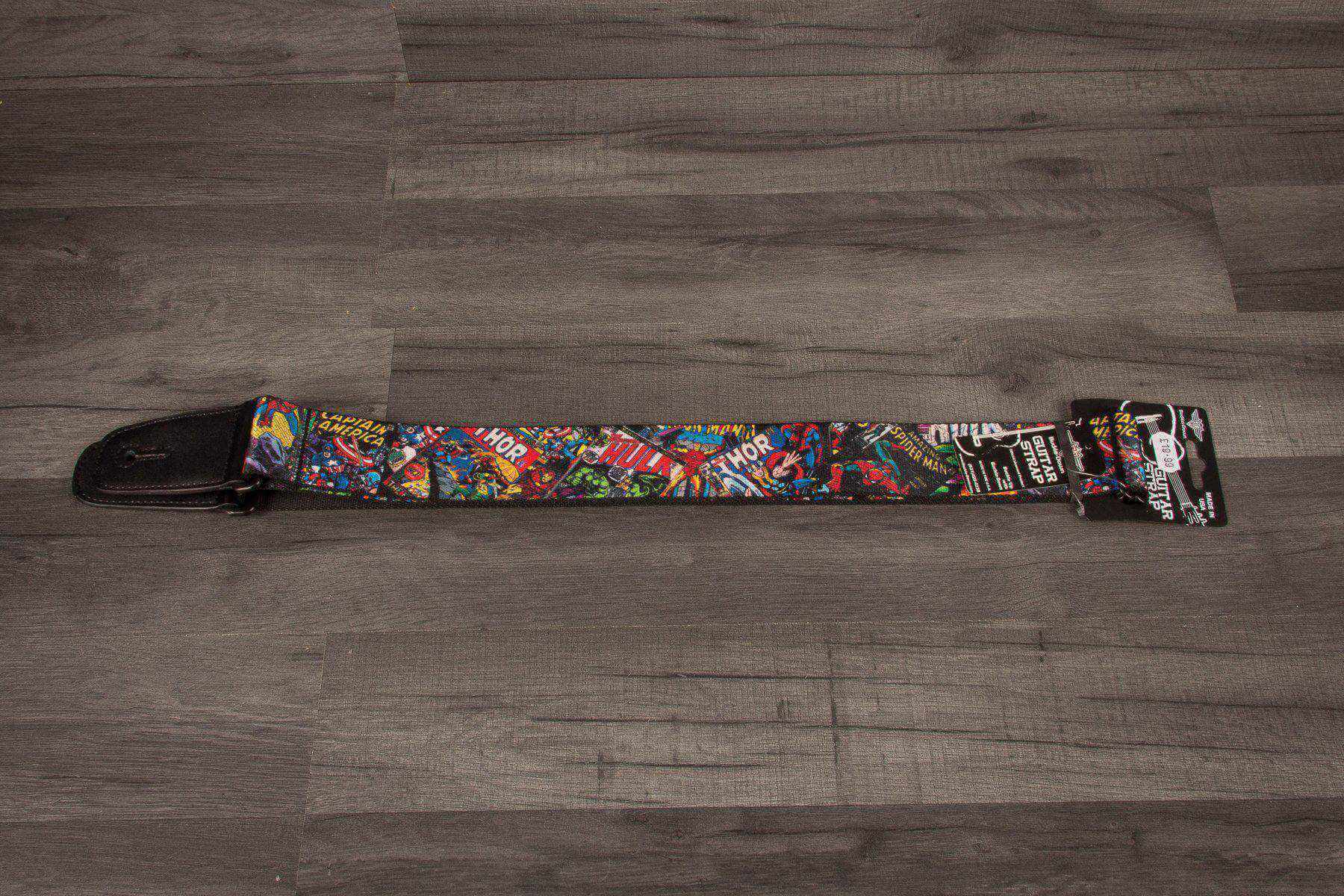 Buckle Down Marvel Comics Guitar Strap - MusicStreet