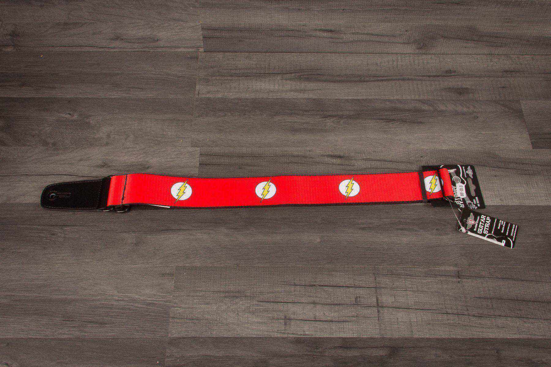 Buckle Down The Flash Logo Guitar Strap - MusicStreet