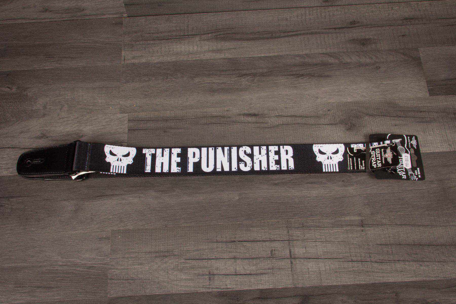 Buckle Down The Punisher Guitar Strap - MusicStreet