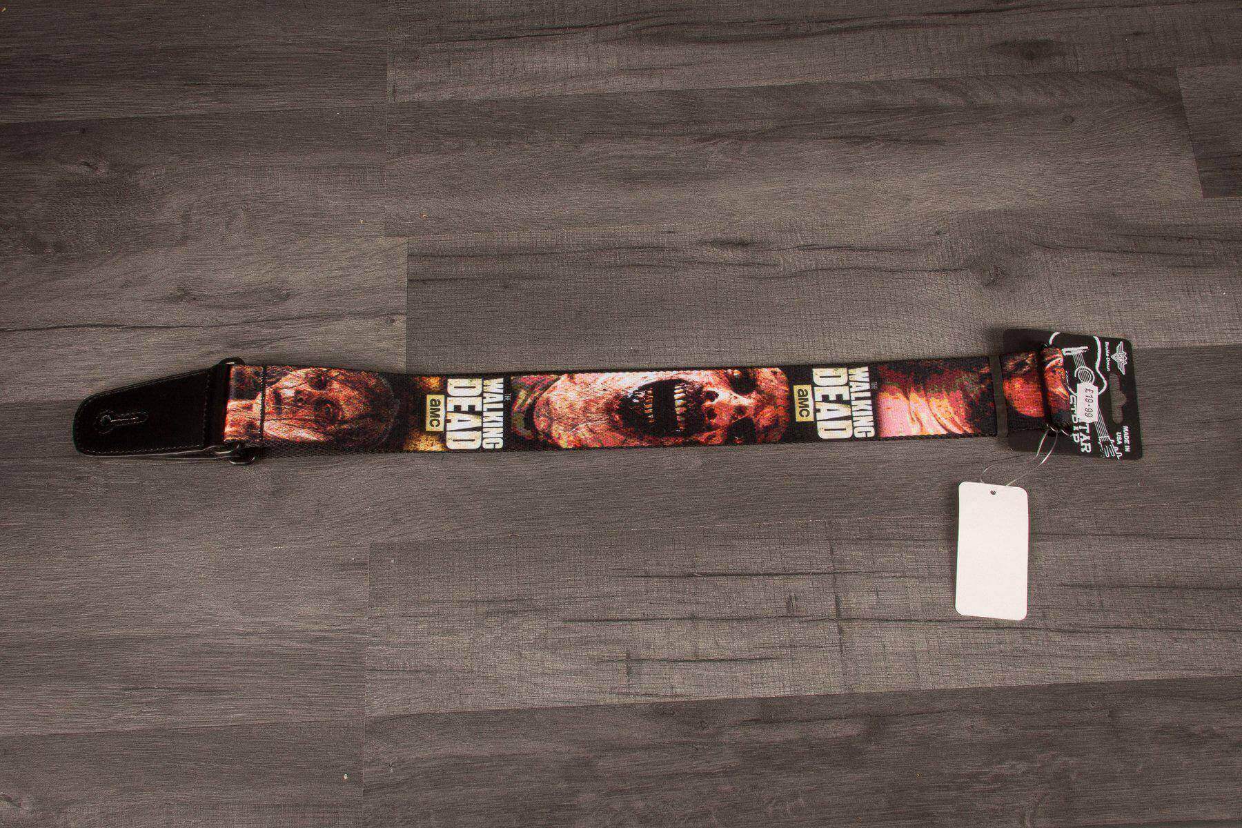 Buckle Down The Walking Dead Gruesome Guitar Strap - MusicStreet