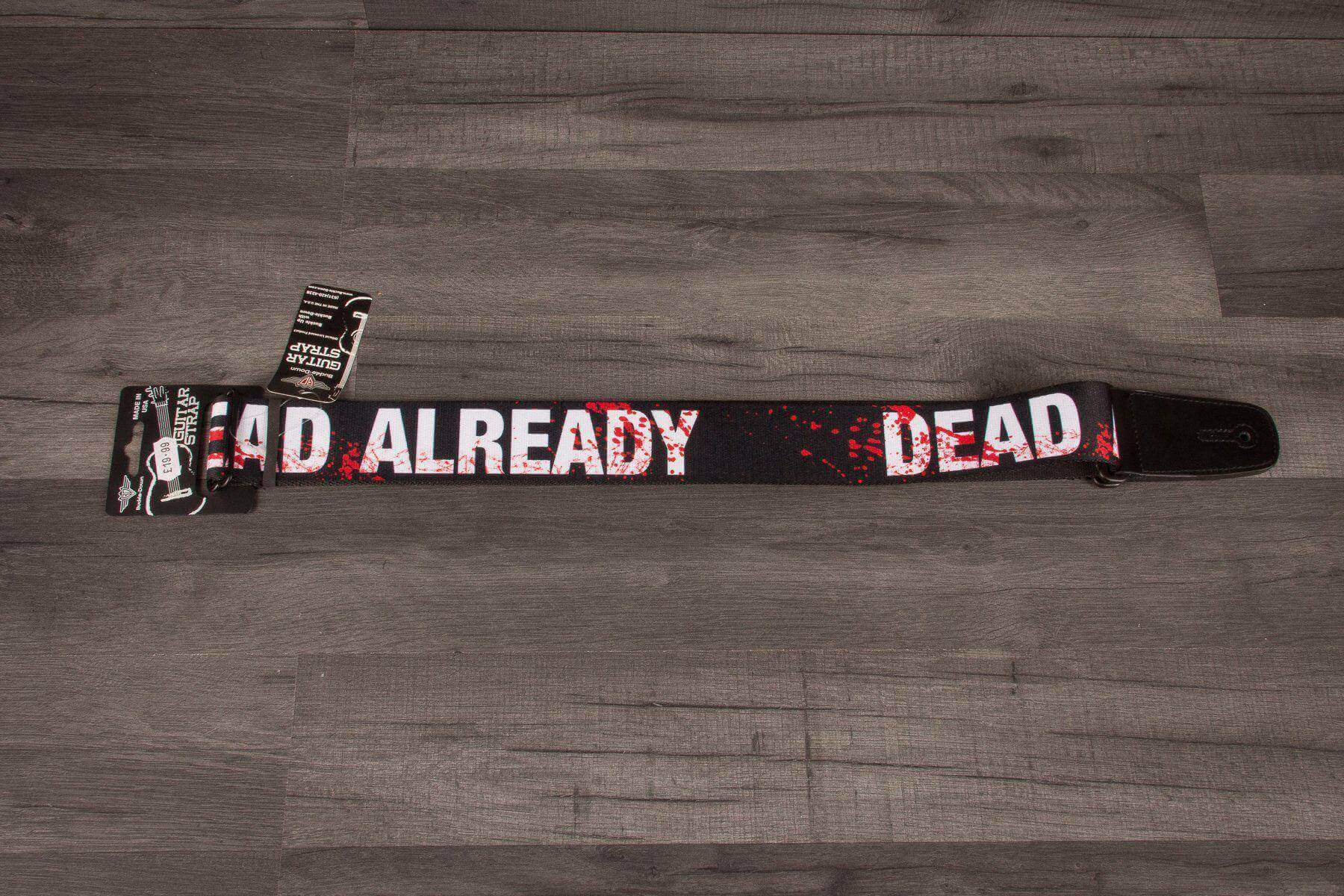 Buckle Down The Walking Dead Guitar Strap - MusicStreet