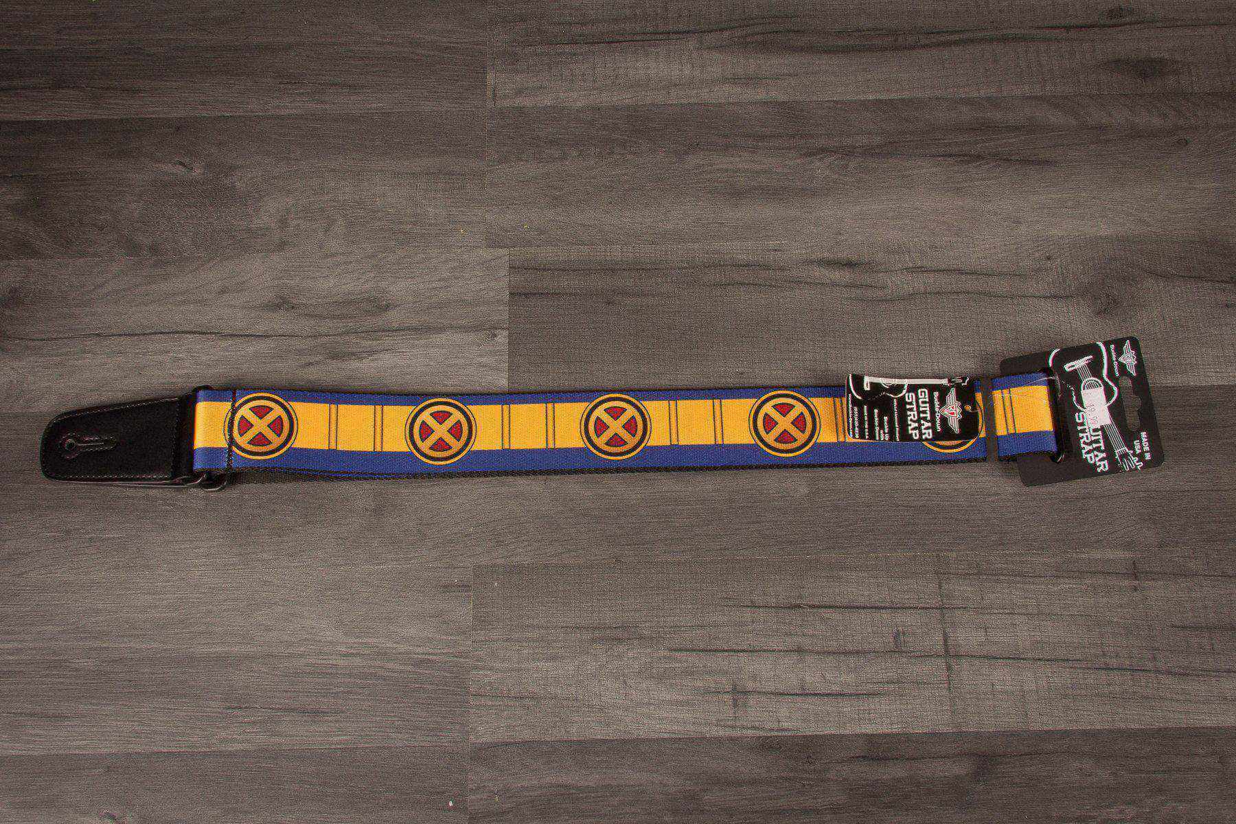 Buckle Down Xmen Blue And Yellow Guitar Strap