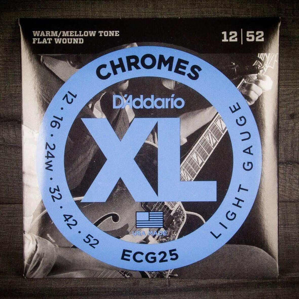 D'addario Strings D'Addario Chromes ECG25 12-52
