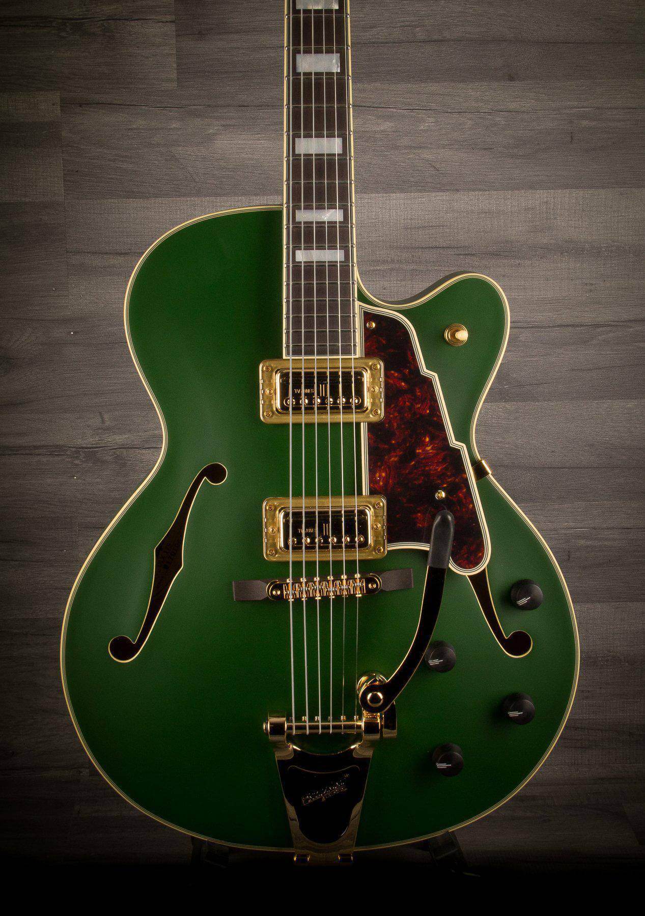 D'Angelico Deluxe 175 - Matte Emerald - MusicStreet