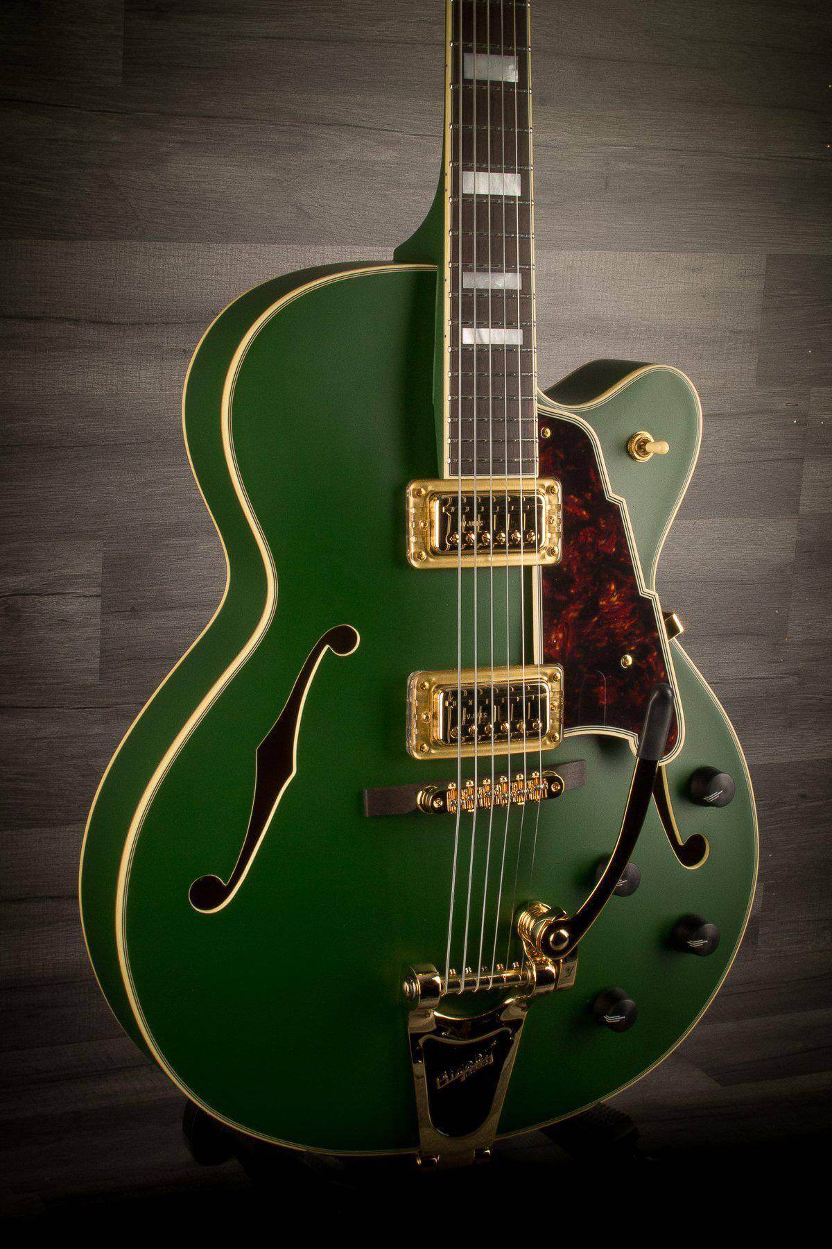 D'Angelico Deluxe 175 - Matte Emerald - MusicStreet