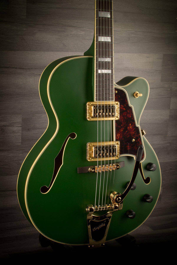 D'Angelico Deluxe 175 - Matte Emerald - MusicStreet