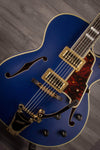 D'Angelico Deluxe 175 Matte Royal Blue - MusicStreet