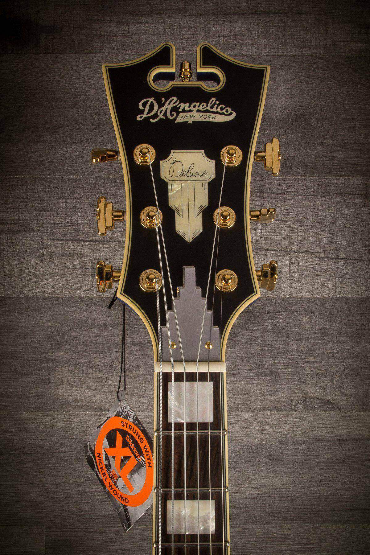 D'Angelico Deluxe 175 Matte Royal Blue - MusicStreet