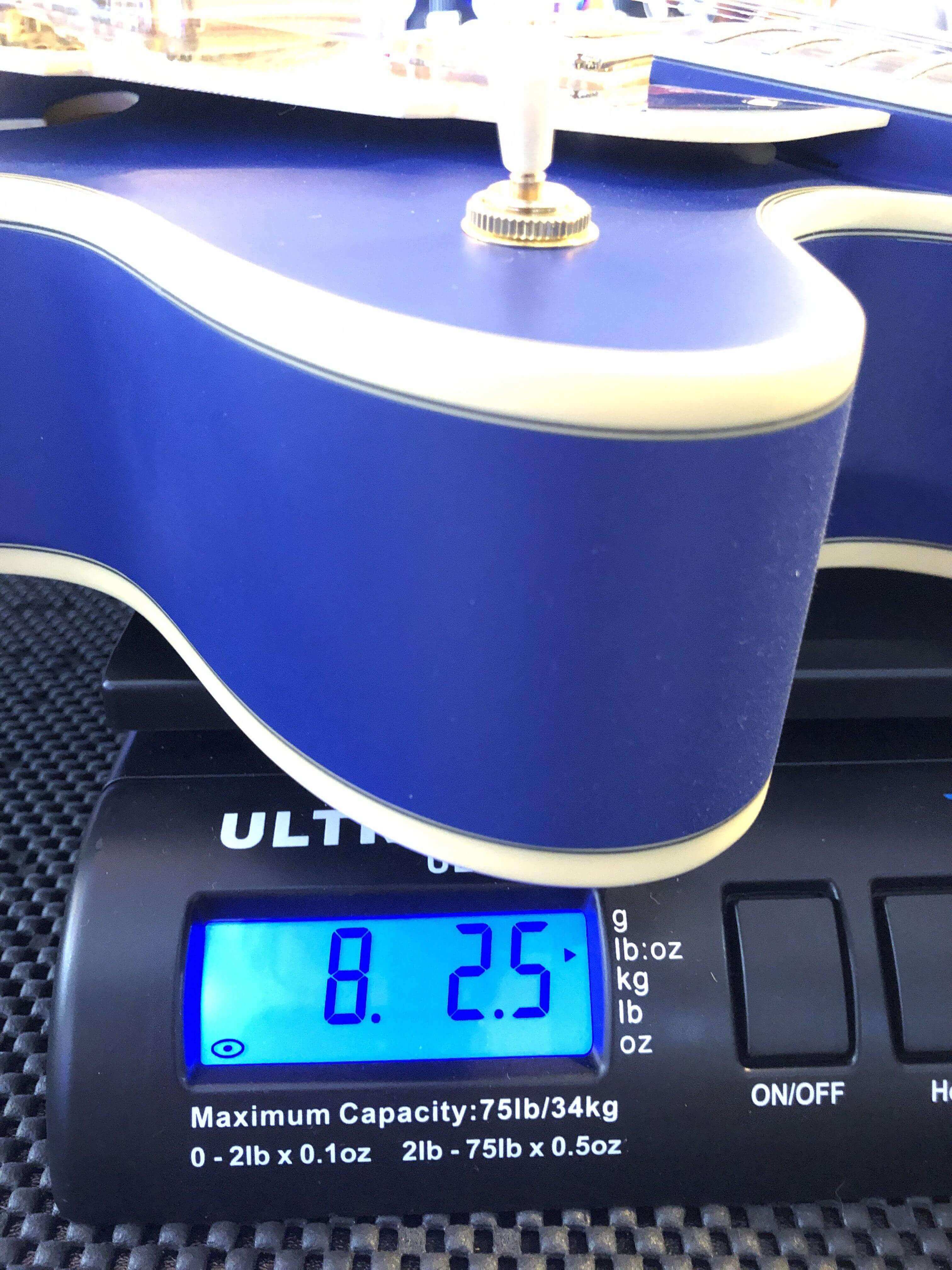 D'Angelico Archtop D'Angelico Deluxe 175 Matte Royal Blue