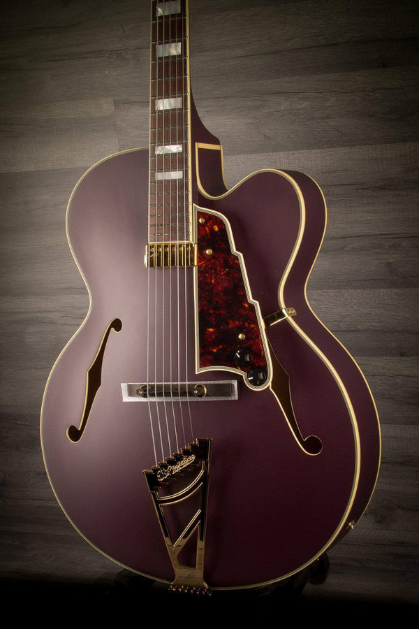 D'Angelico Archtop D'Angelico Deluxe EXL1 Matte Plum