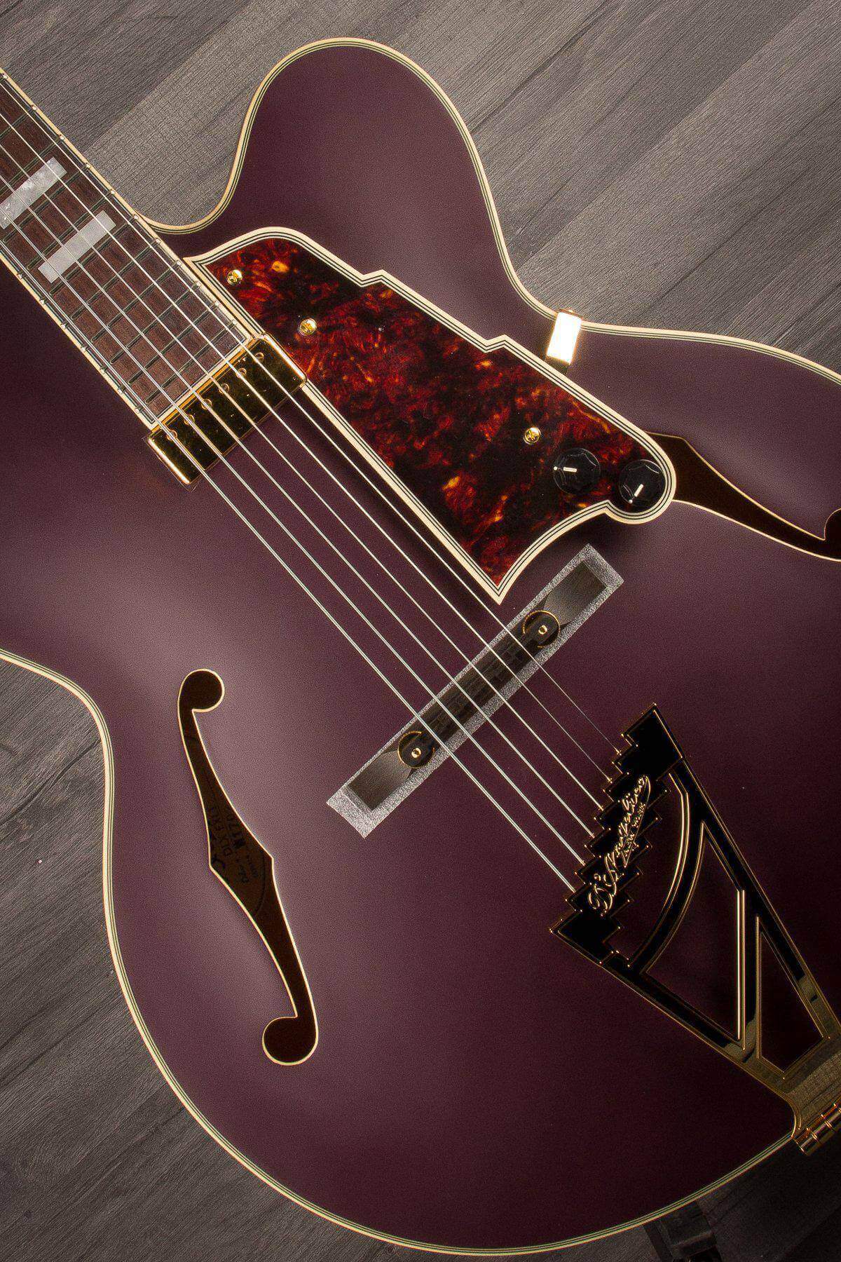 D'Angelico Deluxe EXL1 Matte Plum - MusicStreet