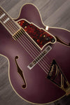 D'Angelico Deluxe EXL1 Matte Plum - MusicStreet