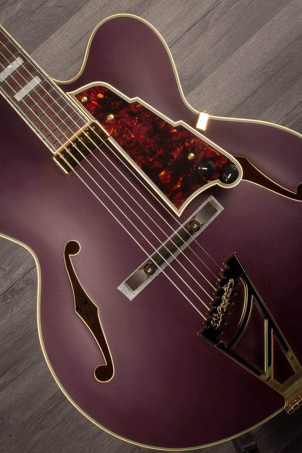 D'Angelico Deluxe EXL1 Matte Plum - MusicStreet