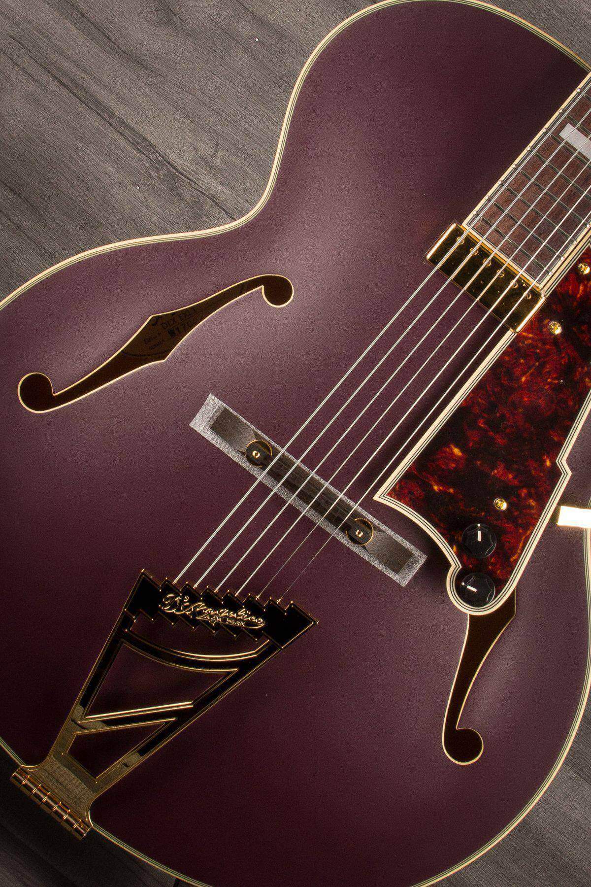 D'Angelico Deluxe EXL1 Matte Plum - MusicStreet