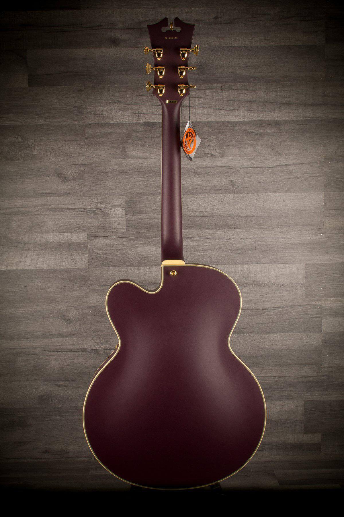 D'Angelico Archtop D'Angelico Deluxe EXL1 Matte Plum