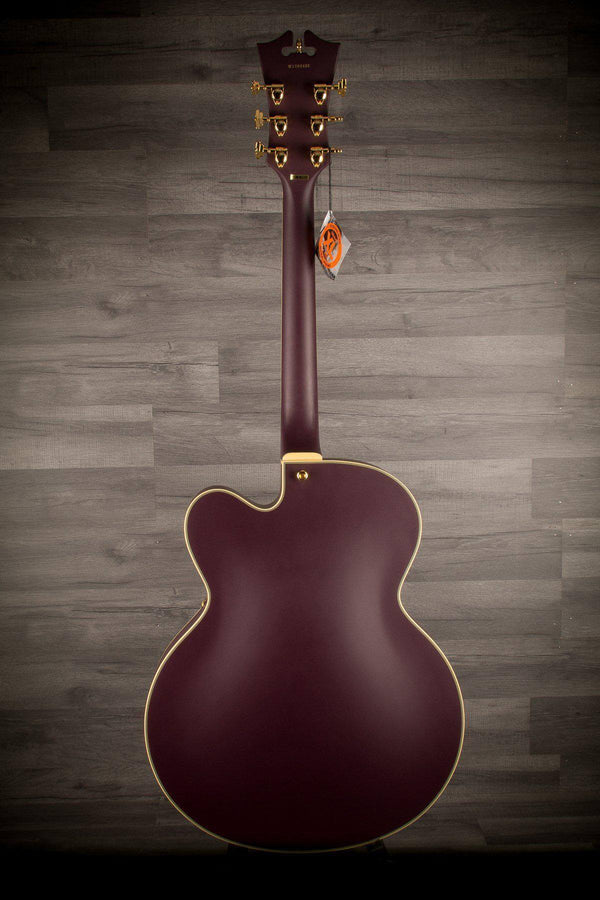 D'Angelico Archtop D'Angelico Deluxe EXL1 Matte Plum
