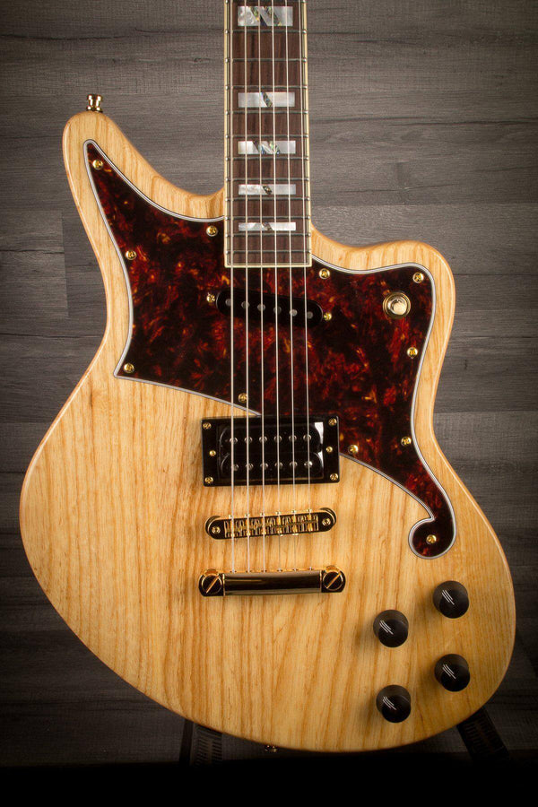 D'Angelico Electric Guitar D'Angelico Deluxe Bedford - Natural Swampash