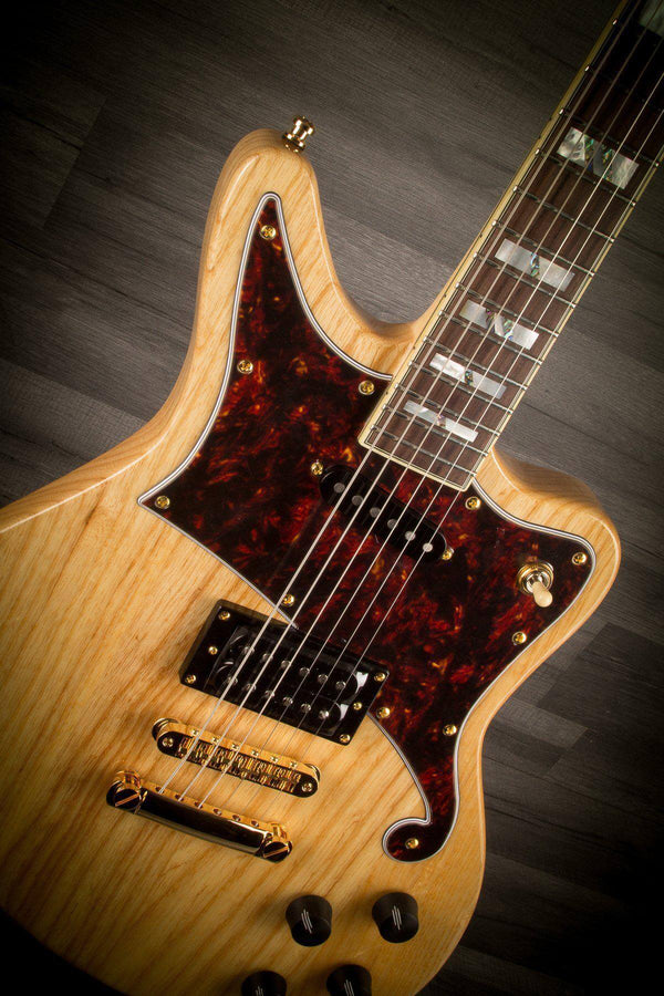 D'Angelico Electric Guitar D'Angelico Deluxe Bedford - Natural Swampash