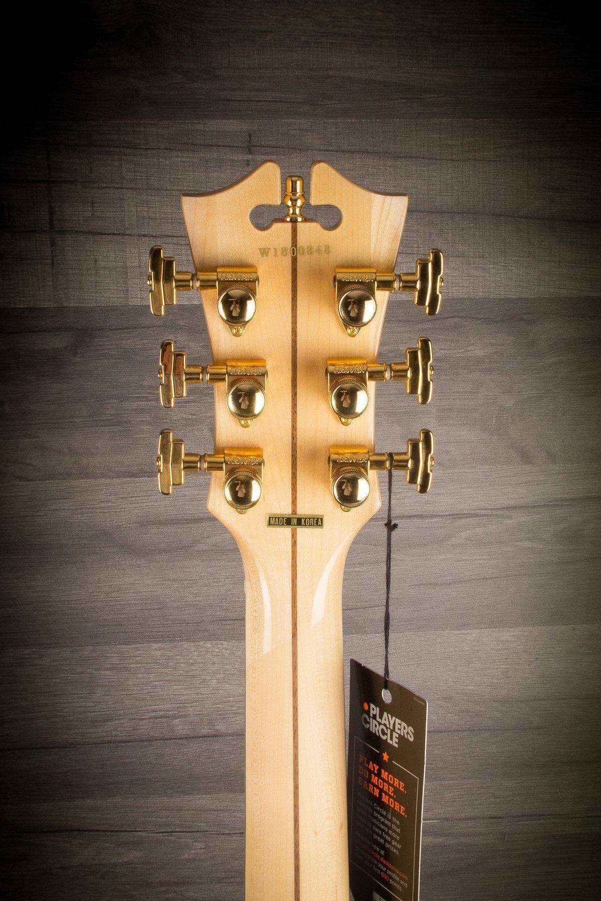 D'Angelico Electric Guitar D'Angelico Deluxe Bedford - Natural Swampash