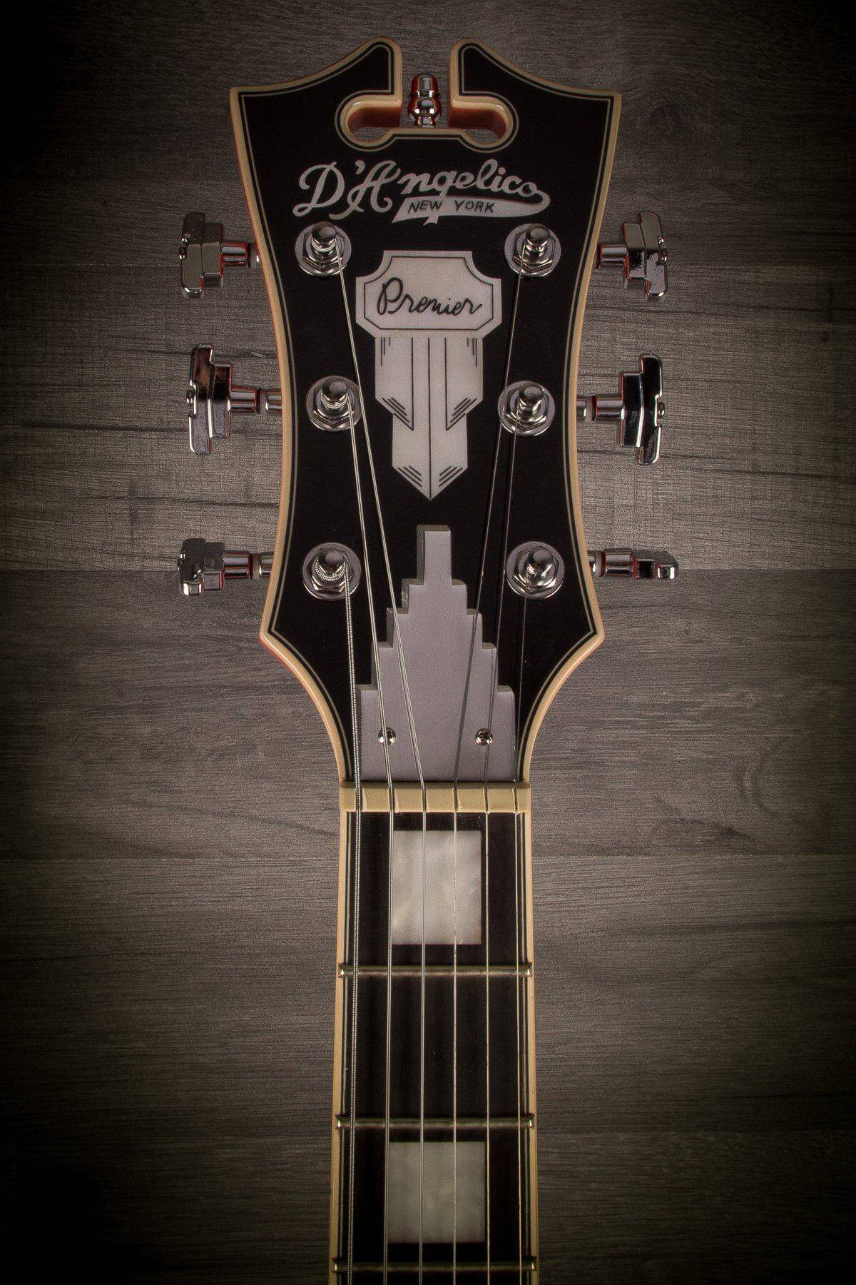 D'Angelico Electric Guitar D'Angelico Premier DC Stoptail - Fiesta Red