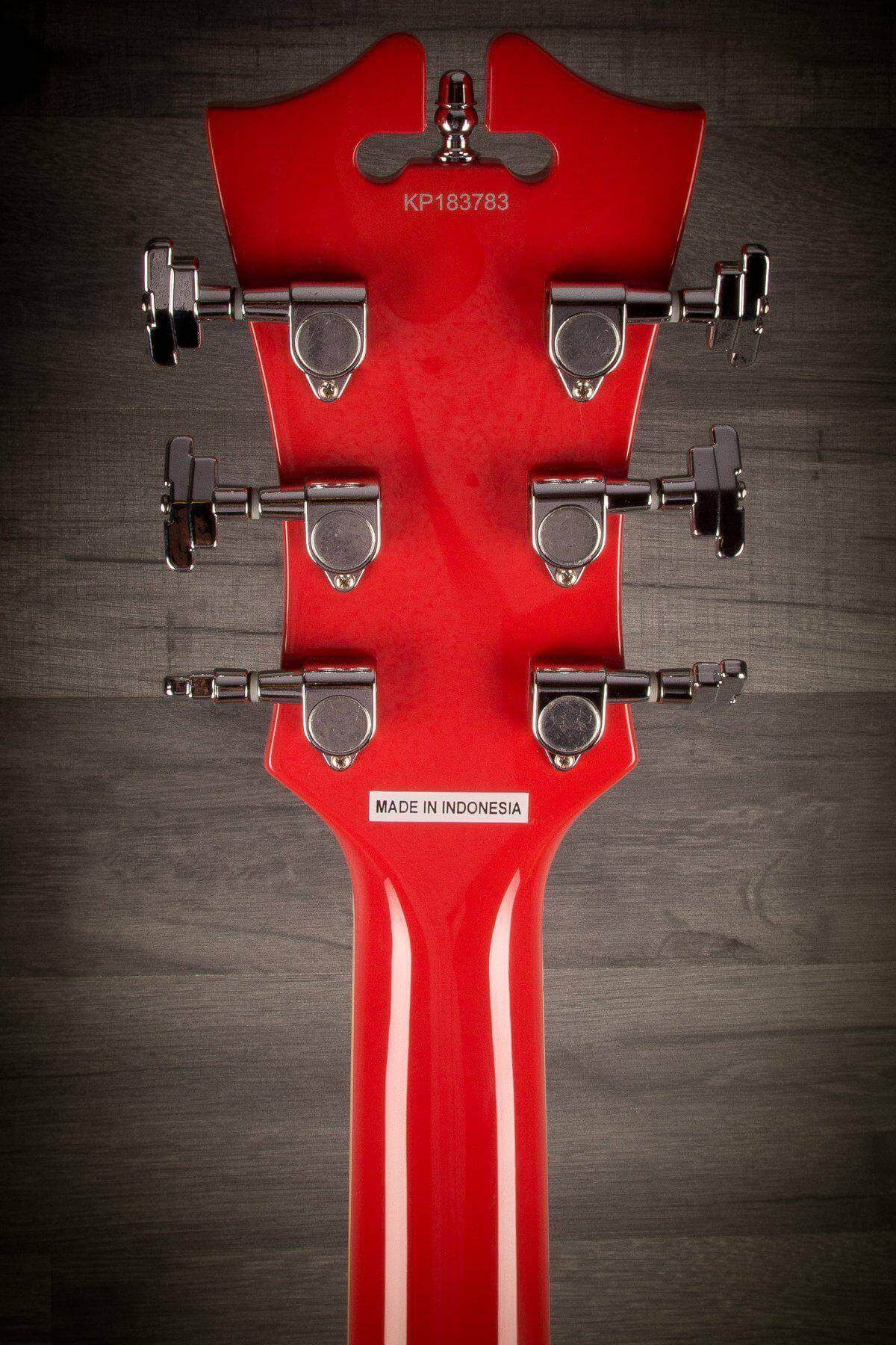 D'Angelico Electric Guitar D'Angelico Premier DC Stoptail - Fiesta Red
