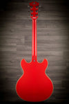 D'Angelico Electric Guitar D'Angelico Premier DC Stoptail - Fiesta Red