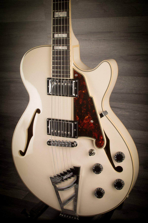 D'Angelico Electric Guitar D'Angelico Premier SS Stoptail - Champagne