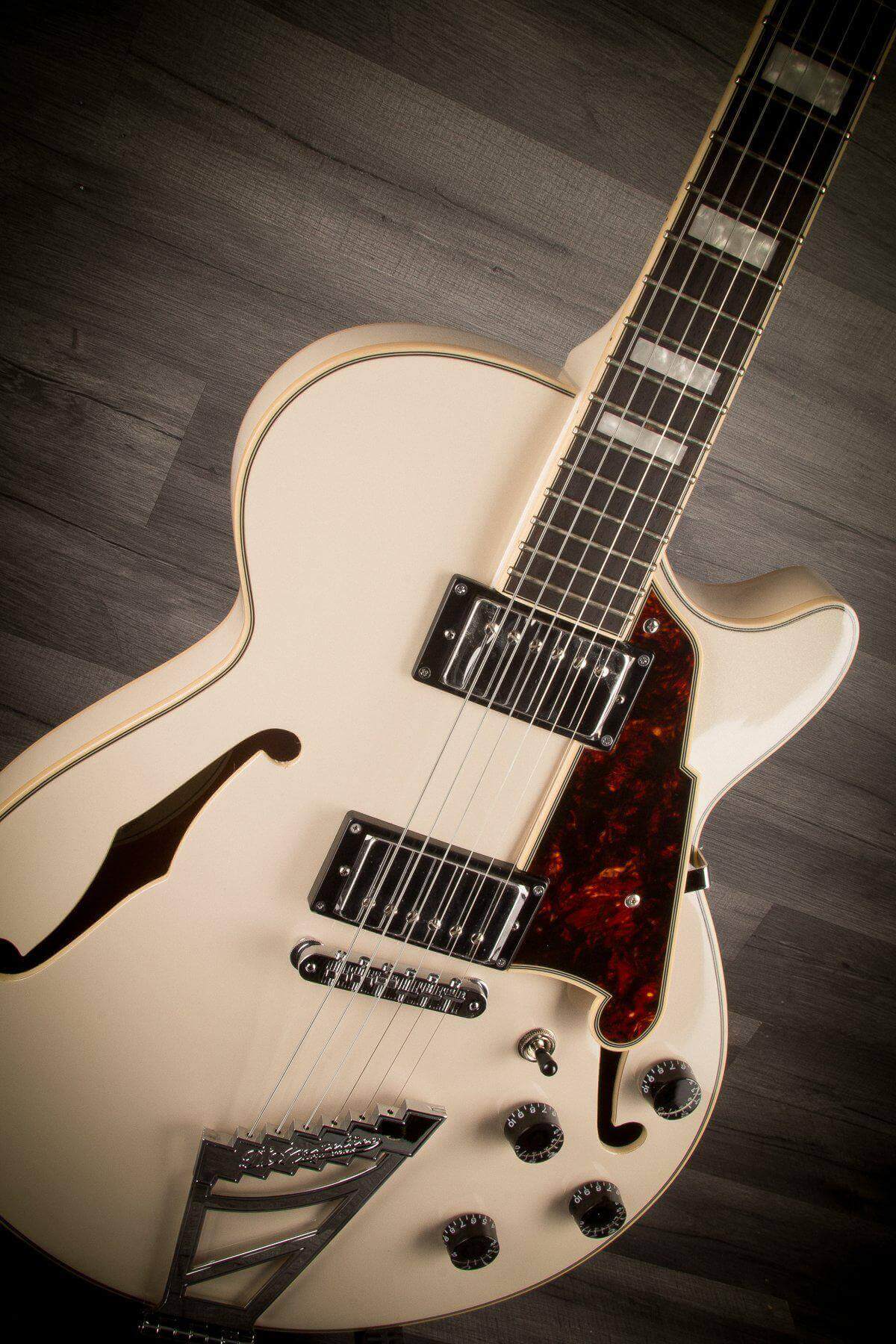 D'Angelico Electric Guitar D'Angelico Premier SS Stoptail - Champagne