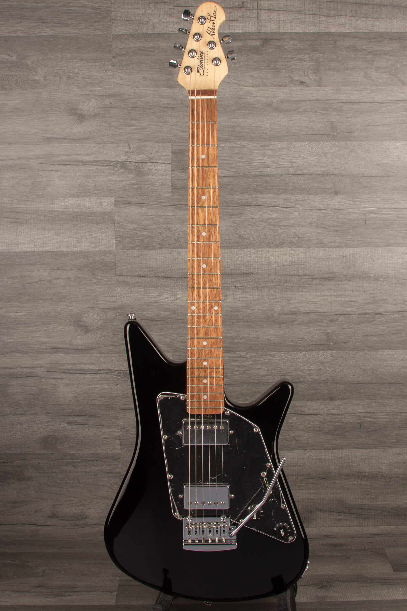 Sterling by MusicMan Albert Lee HH Electric Guitar - Black - MusicStreet
