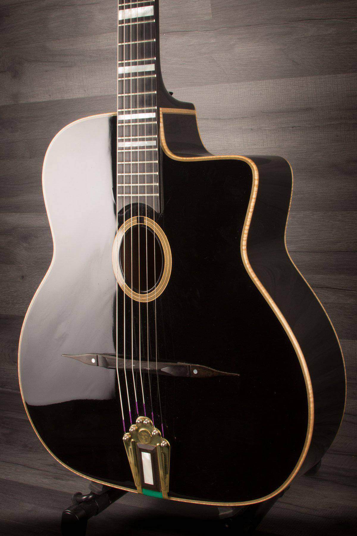 USED - Dell Arte Tuxedo Gypsy Jazz guitar including hard case