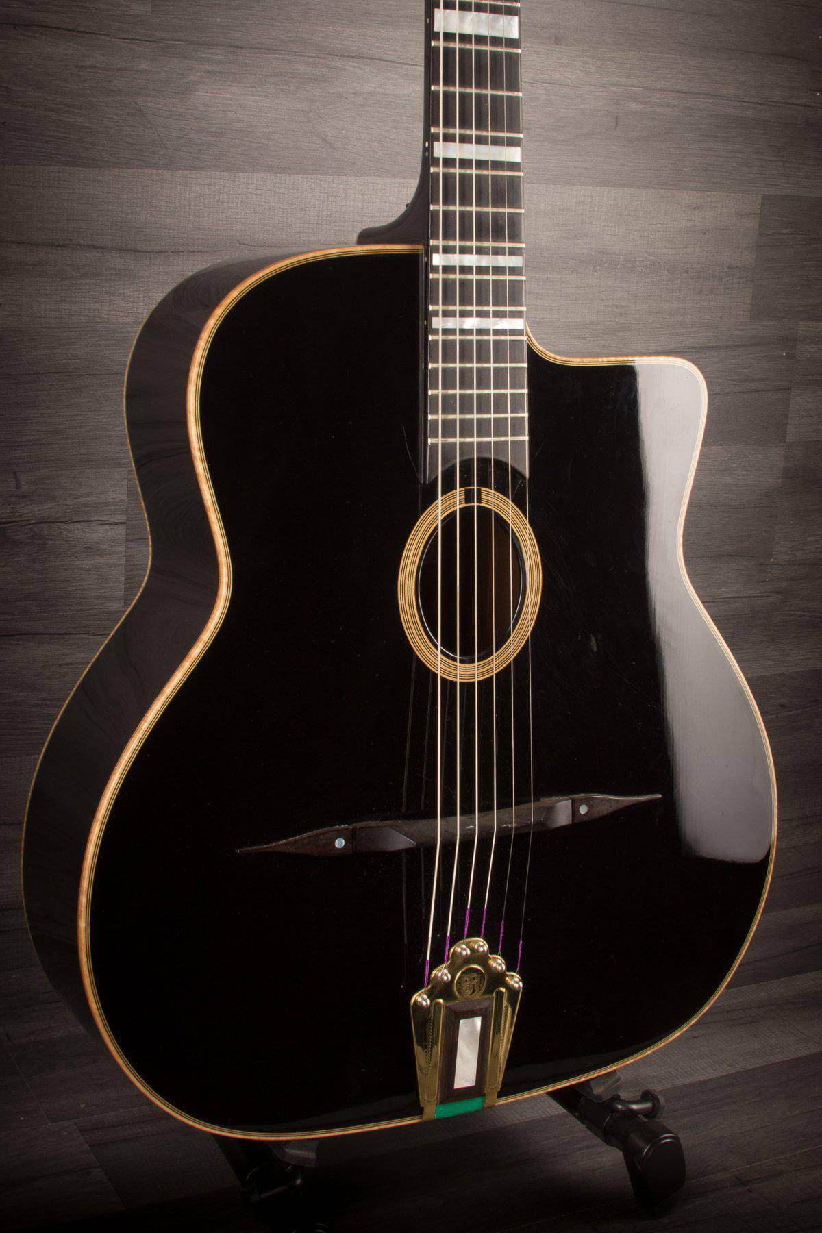 USED - Dell Arte Tuxedo Gypsy Jazz guitar including hard case