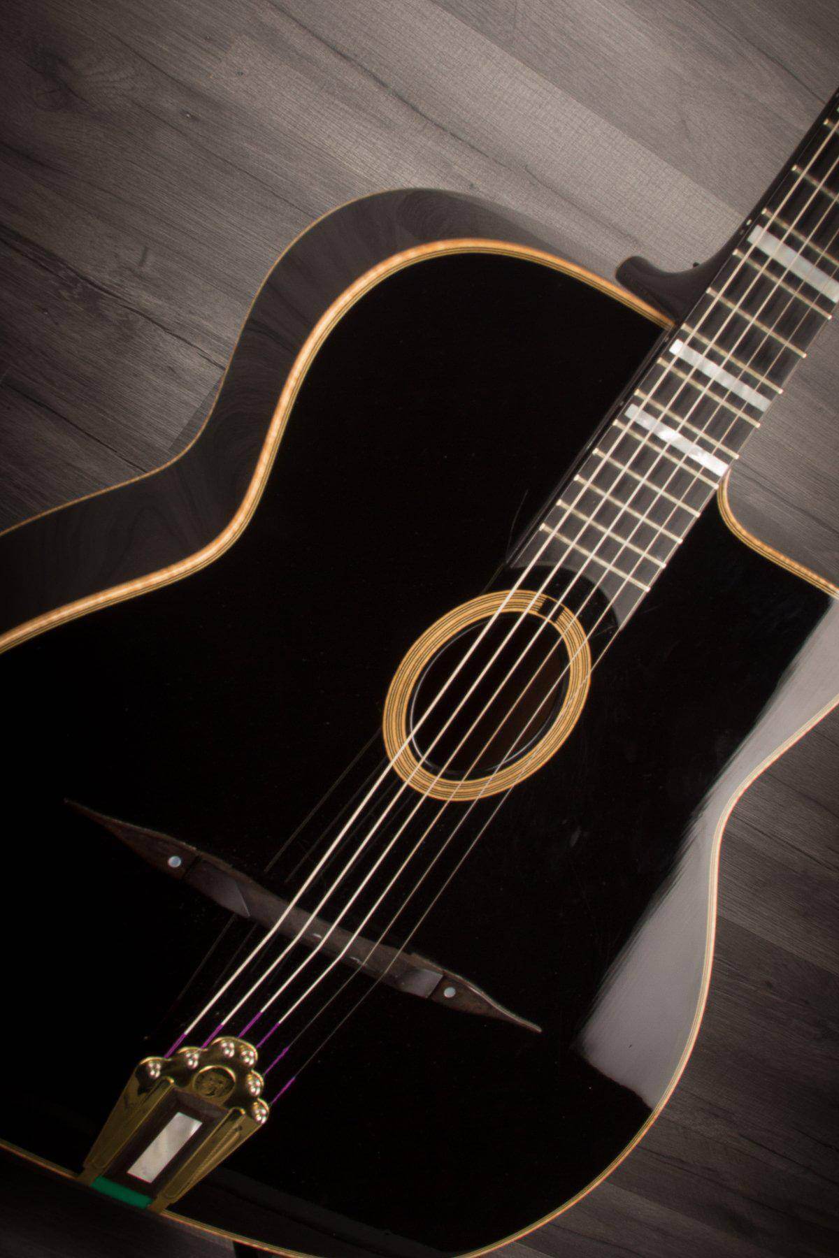 USED - Dell Arte Tuxedo Gypsy Jazz guitar including hard case