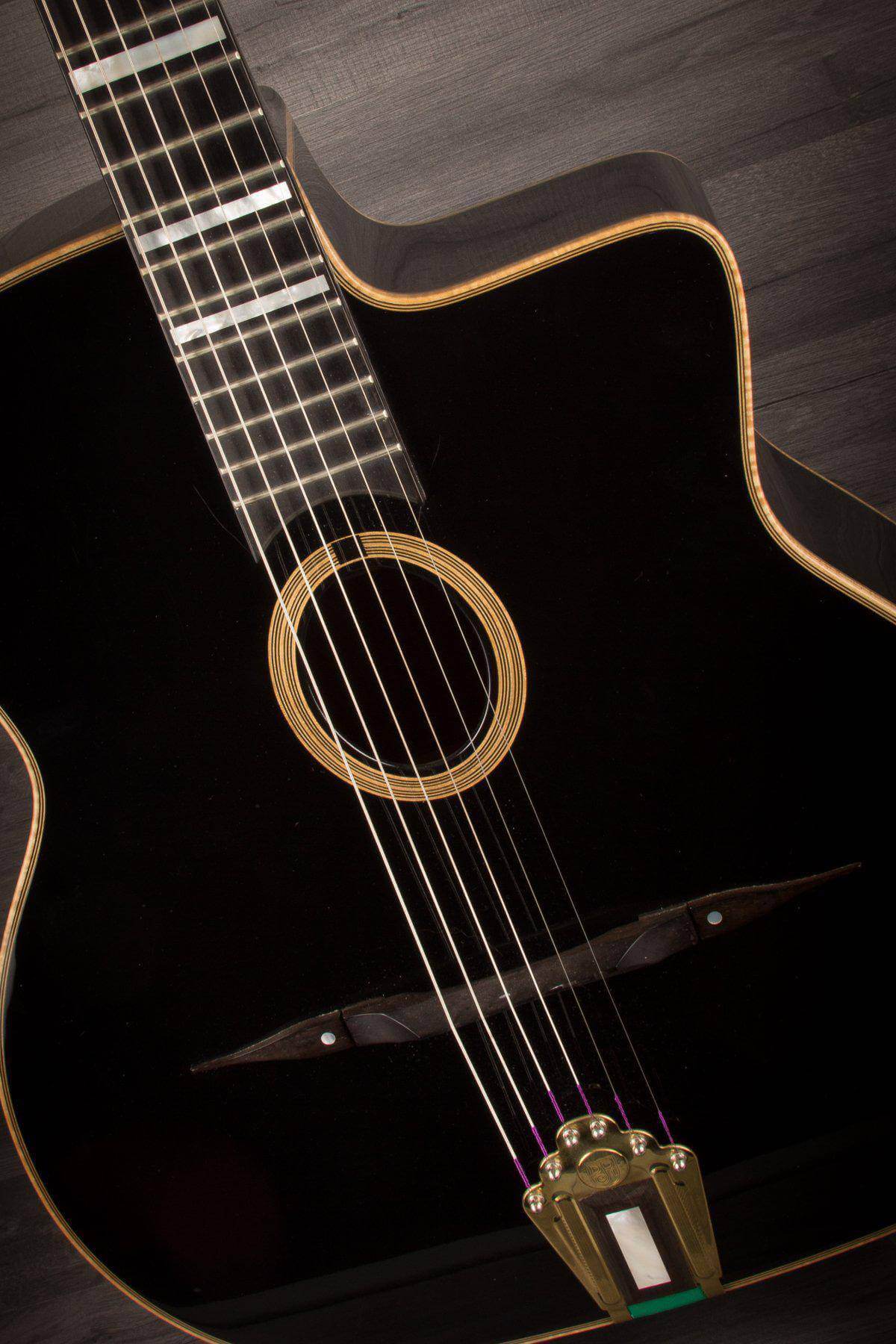 USED - Dell Arte Tuxedo Gypsy Jazz guitar including hard case