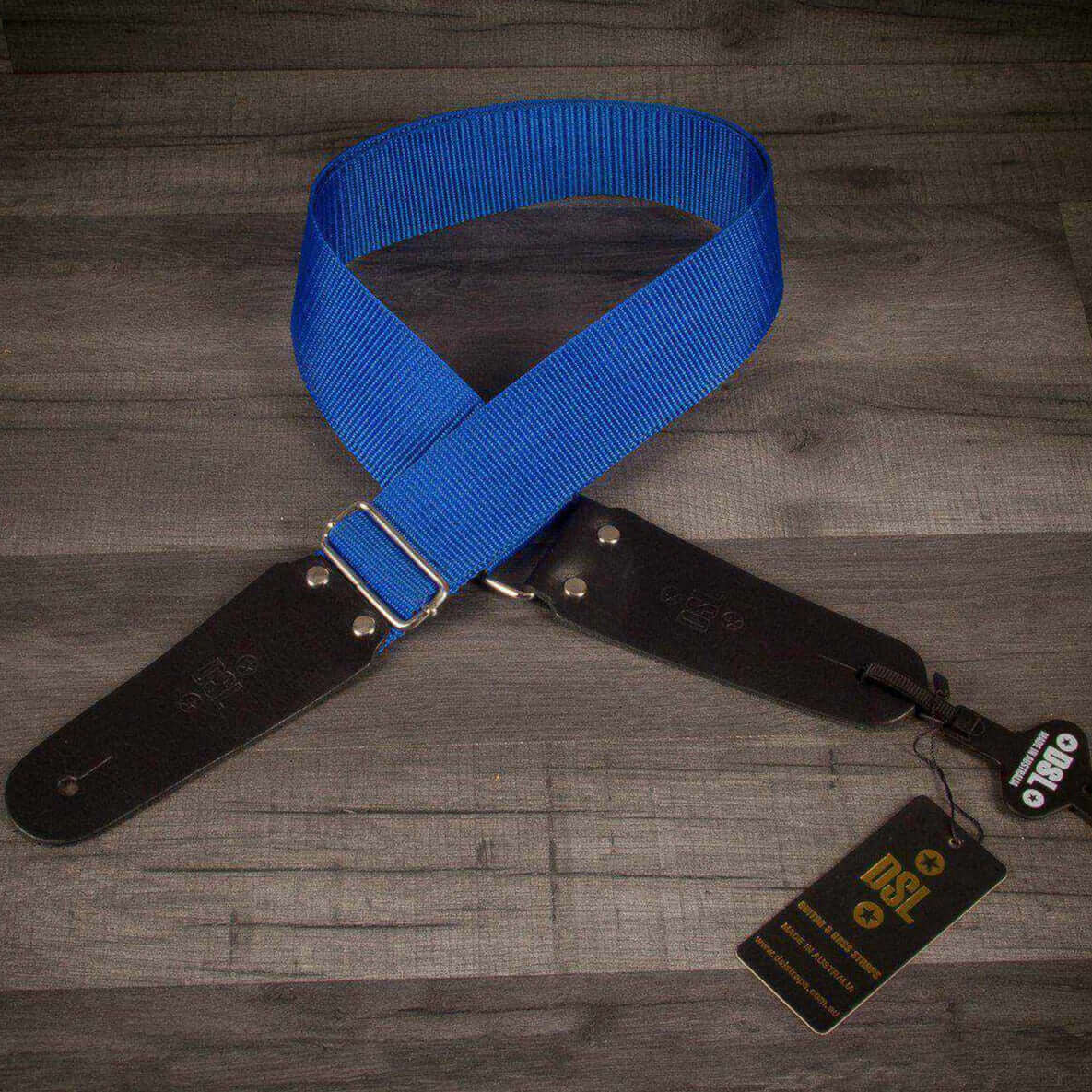 DSL 50 Poly Polypropylene Guitar Strap (Blue) - MusicStreet