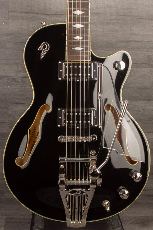 Duesenberg Starplayer TV Deluxe - Black - MusicStreet