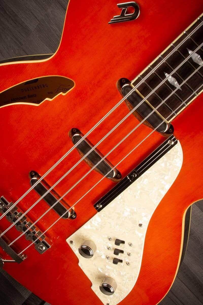 Duesenberg Motown bass Guitar - Vintage Orange