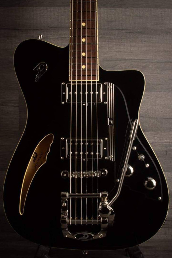 Duesenberg Caribou In Black With Hard Case - MusicStreet