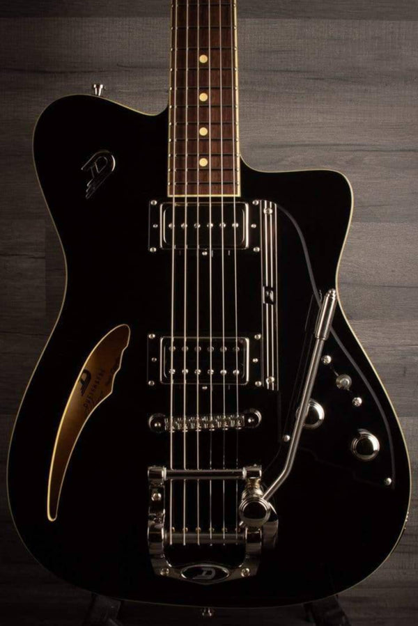 Duesenberg Caribou In Black With Hard Case - MusicStreet