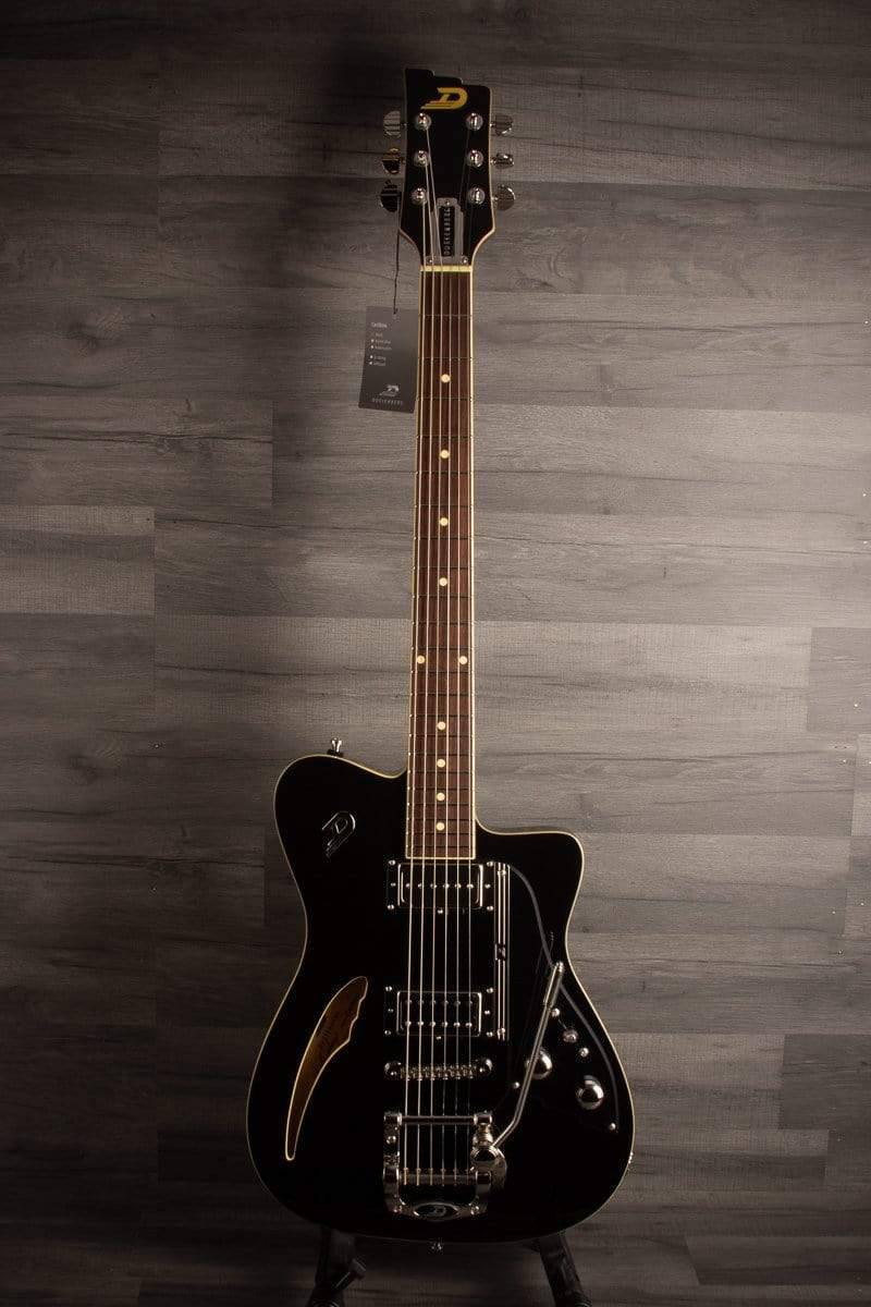 Duesenberg Caribou In Black With Hard Case - MusicStreet
