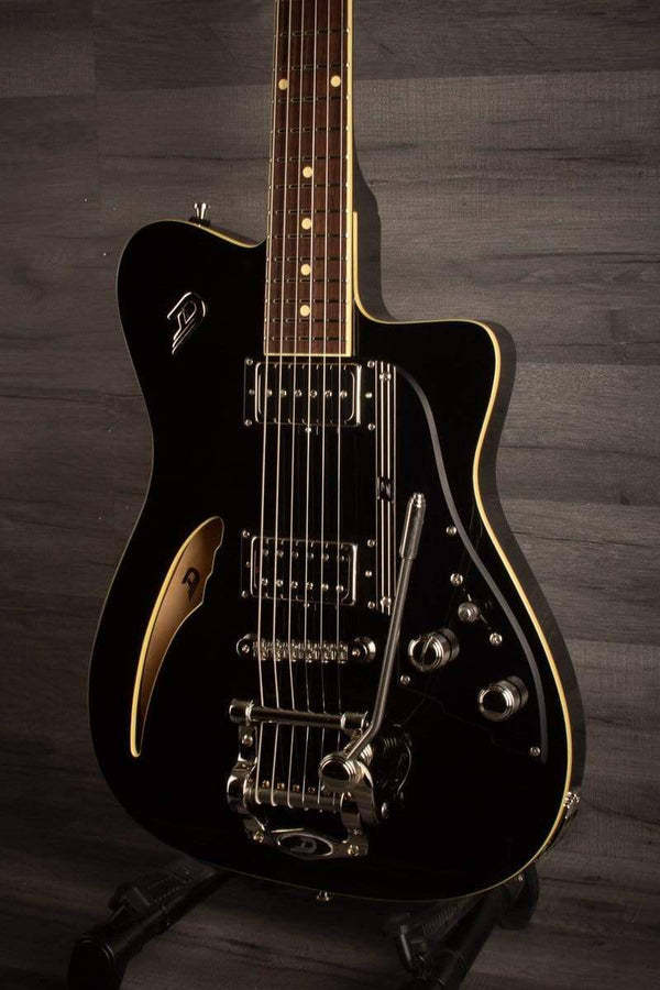 Duesenberg Caribou In Black With Hard Case - MusicStreet