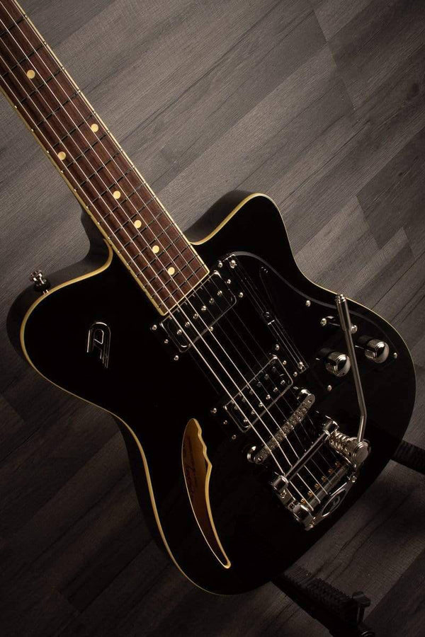 Duesenberg Caribou In Black With Hard Case - MusicStreet