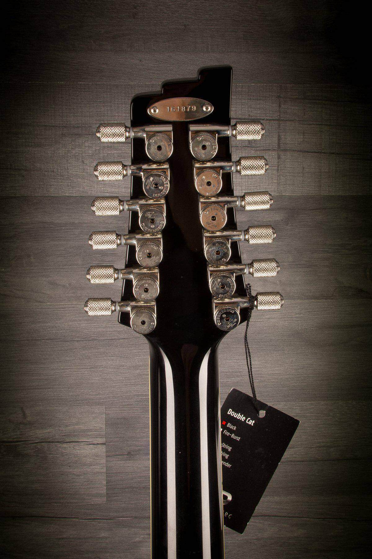 Duesenberg Doublecat 12 String Black inc Hard case - MusicStreet
