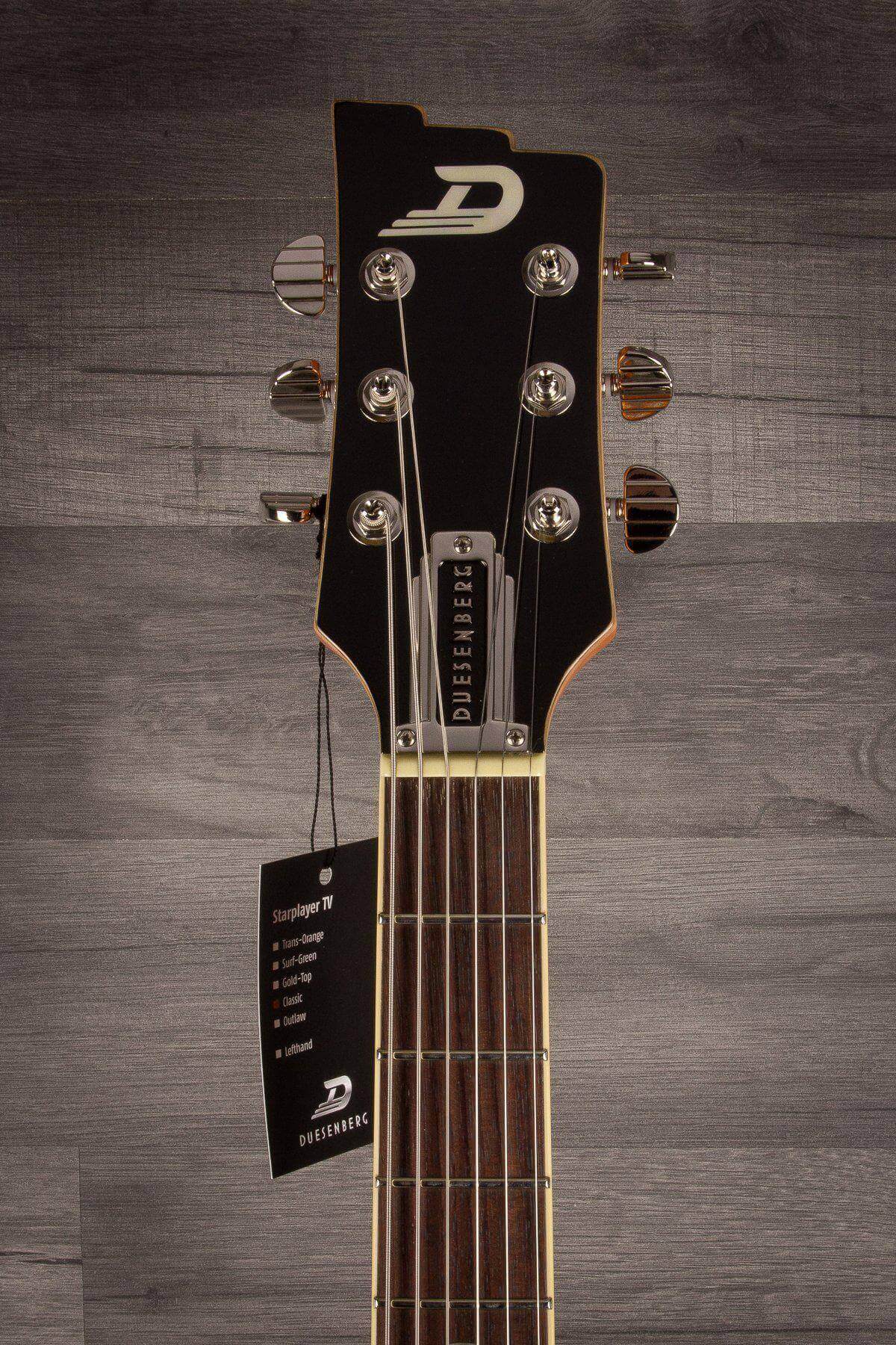 Duesenberg Electric Guitar Duesenberg Starplayer Tv In Classic Honey With Hard Case