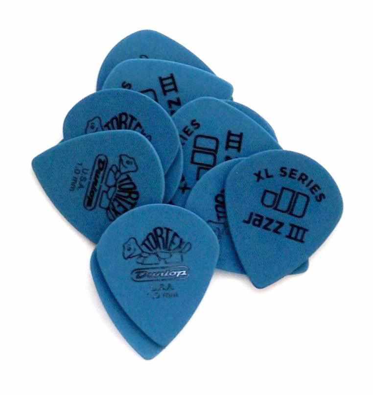 Dunlop Jazz III 12 Pack 1.0mm Blue - MusicStreet