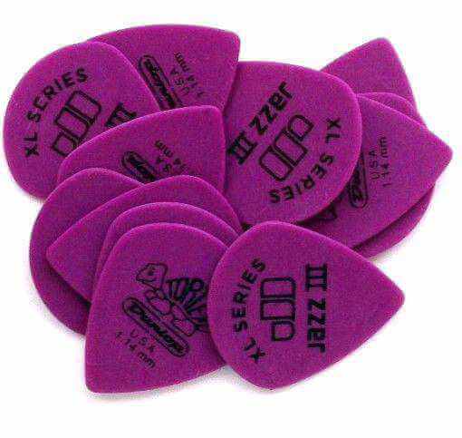 Dunlop Jazz III 12 Pack 1.14mm Purple - MusicStreet