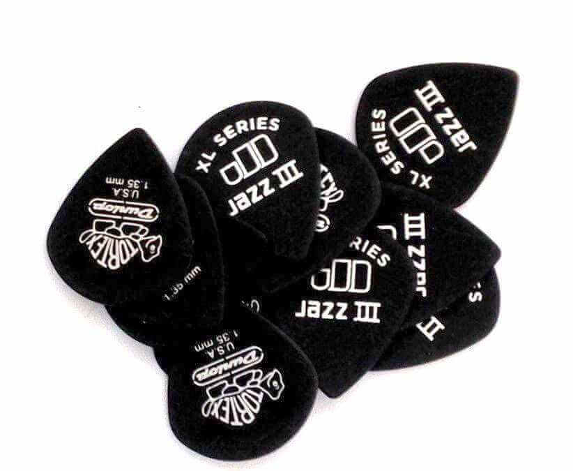 Dunlop Jazz III 12 Pack 1.35mm Black