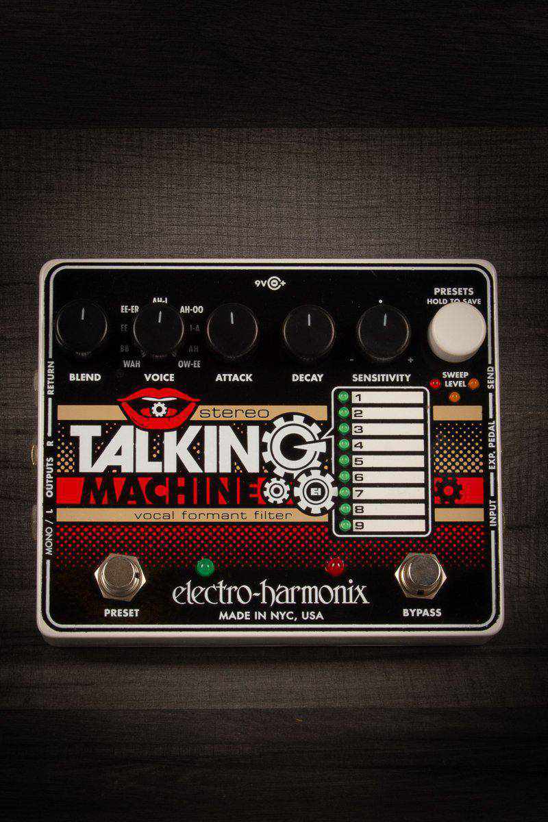 Electro-Harmonix - Stereo Talking Machine Vocal Formant Filter Pedal - MusicStreet
