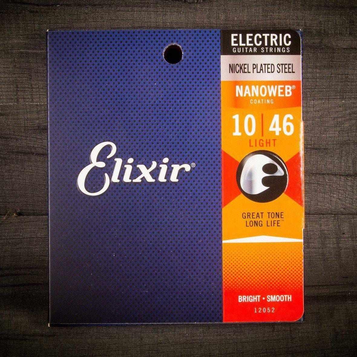 Elixir 10-46 Nanoweb Coated Electric Guitar Strings