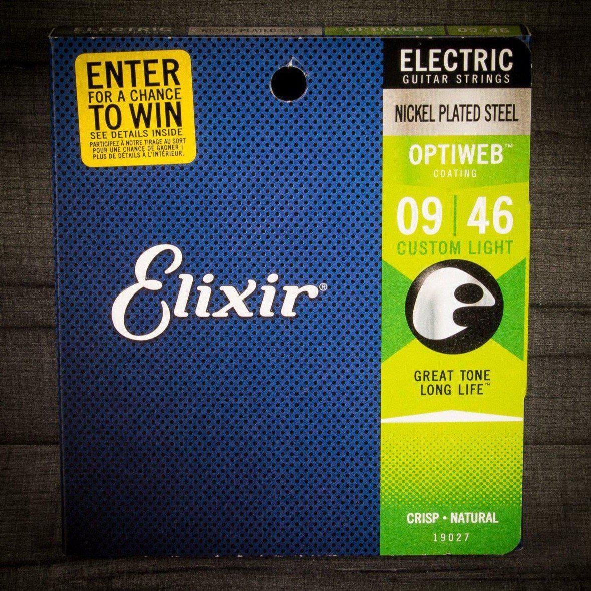 Elixir Optiweb 9-46 Coated Electric Guitar Strings